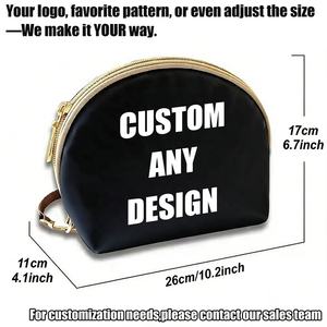 Bolsa de Maquillaje Personalizada, Estuche Cosmético Personalizado, Bolsa de Aseo para Hombres y Mujeres, Organizador de Maquillaje de Viaje, Caja de Almacenamiento para Brochas - Product Image 2