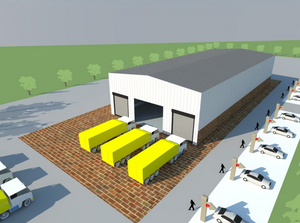 Novo Design 2023: Galpão Industrial Moderno de Aço com Viga Sólida em H para Fábrica/Oficina - Product Image 4