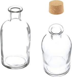 Vase bouteille en verre transparent <span class=keywords><strong>de</strong></span> 500ml 16oz avec <span class=keywords><strong>bouchon</strong></span> en liège pièce maîtresse florale pour l'artisanat d'art bricolage décoration fête faveurs cadeau <span class=keywords><strong>de</strong></span> mariage - Product Image 5
