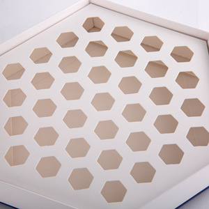 Caja de Embalaje de Papel Hexagonal Personalizada para el Cuidado de la Piel con Inserto Troquelado para Polvo Limpiador de Colágeno y Aminoácidos - Product Image 6