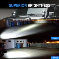 Nouveauté Aurora : Mini projecteurs LED de 2 pouces, 40W, pour tout-terrain, camion, véhicule, éclairage de travail LED pour voiture