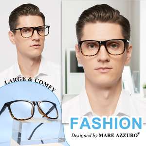 Lunettes <span class=keywords><strong>de</strong></span> lecture en plastique bon marché en gros, lunettes <span class=keywords><strong>de</strong></span> lecture <span class=keywords><strong>de</strong></span> mode, monture carrée, verres transparents, lunettes <span class=keywords><strong>de</strong></span> lecture pour hommes, lunettes <span class=keywords><strong>de</strong></span> lecture anti-lumière bleue - Product Image 3