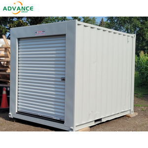 Factory Direct Mini Storage Stahl Rollladen Tür Verzinkte Beschichtung für Selbstlager einheiten Wartungsarmes manuelles Rolltor - Product Image 1
