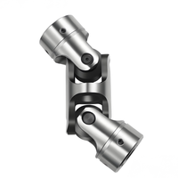 Petit joint universel à double articulation à axe croisé avec vis supérieure fixe, transmission de précision