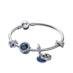 Pulsera Atrapasueños Vintage de Plata de Ley 925 con Baño de Platino, Diseño de Viaje Oceánico y Cuento de Hadas Estrellado, Regalo para Aniversarios - Product Image 3