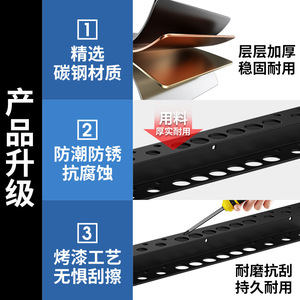 Wall Mount Tool Storage Rack Carbon Steel 1 Layer For Pliers And Miscellaneous Items Suspension Design - Product Image 3