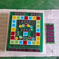 Muntbediende Fruit King 2-Slot speelautomaat, USB-aansluiting, metalen en kunststof constructie, Engelse PCB moederbord