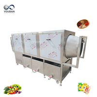 Laveuse rotative à tambour pour légumes-racines certifiée CE YouBan pour pommes de terre, carottes, manioc
