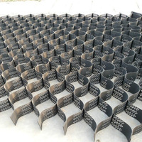 Géocell en HDPE Georoad TGLG avec structure alvéolaire perforée pour la protection des pentes, garantie 5 ans