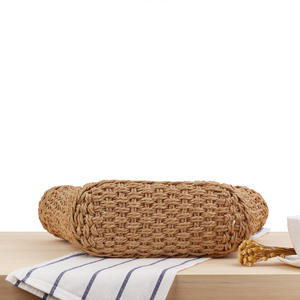 Nuova Borsa da Spiaggia Estiva, Cesto Intrecciato a Mano in <span class=keywords><strong>Vimini</strong></span>, Borsa a Rete Traforata in Paglia - Product Image 4