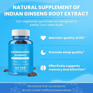 OEM/ODM Private Label Saffron Gummies Vitamin D Supplement Adult 60 Count Stress Relief <b>Sleep</b> Aid - Product Image 4