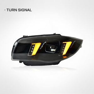 Feux de voiture pour BMW Série 1 <span class=keywords><strong>E87</strong></span>, phares LED 2004-2011, feux de jour à double LED, feux de route, pièce modifiée - Product Image 3
