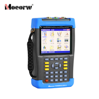 Analyseur de qualité d'énergie triphasé portable, compteur intelligent de tension, d'intensité et de phase, analyse des harmoniques, diagramme vectoriel, haute précision, 1 an