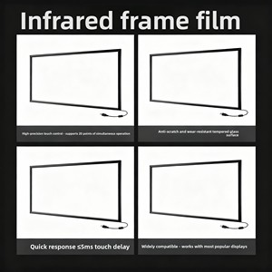<strong>Black</strong> <strong>Touch</strong> 20 Points 55 Inch 16:9 Multi Infrared USB Interface 1-Year Warranty New for Business Screen Frame Overlay Kits - Product Image 3
