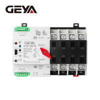 Commutateurs de transfert automatique (ATS) modulaires Wi-Fi GEYA W2R-WIFI sur rail DIN, type PC, triphasés 4P, double alimentation