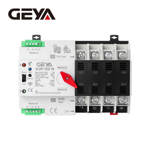 GEYA W2R-WIFI Interruptores de Transferencia Automática (ATS) Modulares Inteligentes WiFi para Riel DIN, Tipo PC, Trifásicos 4P, Doble Alimentación - Product Image 2