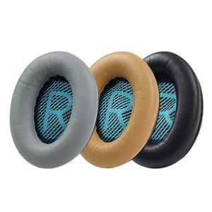Coussinets d'oreille en gros pour casque sans fil Quiet QuietComfort Comfort 35 <span class=keywords><strong>QC35</strong></span> QC (série II), antibruit-Noir - Product Image 1