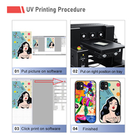 COLORSUN Nouveau produit Imprimante UV multifonctionnelle format A3 pour tête d'impression EPSON XP600 Imprimante à plat automatique pour bouteilles