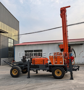 2025 prix d'usine foreuse hydraulique 180m-400m plate-forme de forage automatique de type roue pour puits d'eau - Product Image 6