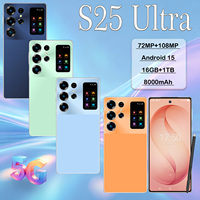 Smartphone 5G Original pour S25 Ultra 16 Go + 1 To Double SIM Téléphone Portable S25 Ultra Smartphones