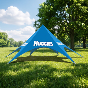 Carpa de Playa Plegable Personalizada Feyan con Varillas Rectas, Toldo Oxford 600D, Publicidad con Logotipo Personalizado, Alta Calidad, Fácil de Instalar - Product Image 1