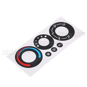 สติ๊กเกอร์ซ่อมปุ่มควบคุมอุณหภูมิแอร์รถยนต์สำหรับ Chevrolet Equinox Pontiac Torrent 2005-2006 สติ๊กเกอร์ติดรถยนต์ - Product Image 2
