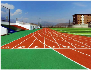 Caucho duradero del fabricante, plástico, ventas, lugar fundido, pista para correr, suelo Atlético sintético impermeable, césped <span class=keywords><strong>artificial</strong></span> - Product Image 3