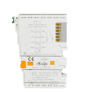 BECKHOFF KL3202 |   Terminal de bus, entrada analógica de 2 canales, temperatura, RTD (Pt100), 16 bits - Product Image 2