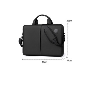 Bolsa de Hombro Personalizada para Portátil de <span class=keywords><strong>15</strong></span>.<span class=keywords><strong>6</strong></span> <span class=keywords><strong>Pulgadas</strong></span>, para Viajes de Negocios, Ligera, Resistente al Agua, Funda para Computadora Portátil - Product Image 2