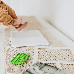 Bé tay & dấu chân lưu niệm những khoảnh khắc quan trọng khung ảnh bé khung hình bé tắm quà Tặng lưu niệm với an toàn đất sét & Stencil - Product Image 3