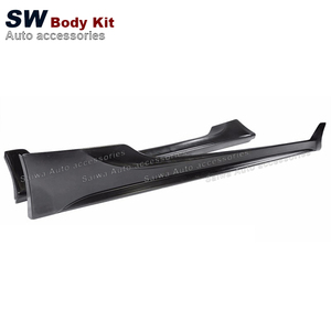 2012-2019 para Toyota GT86 FT86 BRZ Kit de carrocería de fibra de carbono nueva falda lateral de parachoques con labio de flanco Winglet separador - Product Image 2