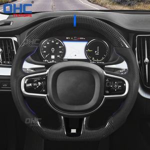 Volante Personalizado de Fibra de Carbono Real para <span class=keywords><strong>Volvo</strong></span> <span class=keywords><strong>XC40</strong></span> XC60 S60, Volante OHC MOTORS - Product Image 1