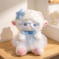Peluches en polyester Xiaohongshu Naifu Twin, adorables moutons anges, cadeau idéal pour les amoureux, qualité supérieure