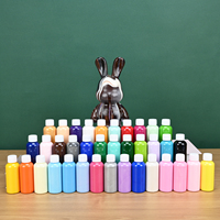 Global Fluide Lapin Poupée DIY Peinture Teddy Ours Blanc Poupée Ornement Modèle Jouet Violent Lunettes de Soleil Fluide Lapin avec Outils Gratuits