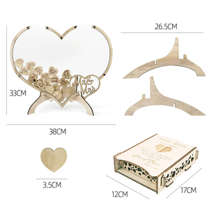Regalos de Boda YQ para Invitados, Únicos y Divertidos, Alternativa Rústica 2023, Letrero de Libro de Madera y Acrílico - Product Image 3