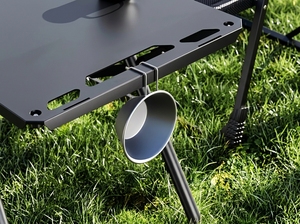 <span class=keywords><strong>Table</strong></span> de camping pliante tactique d'extérieur en acier au carbone, légère, portable, pour pique-nique, cuisine en plein air, mobilier d'extérieur - Product Image 5