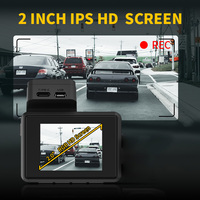 Vente chaude 2 pouces 2 objectifs 4K caméra de tableau de bord de voiture dashcam 4k + 2k wifi GPS 4K dashcam doble camara avant et arrière double objectif 4K dash cam