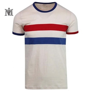 T-shirt manches courtes col rond pour hommes, coton, à la mode, avec broderie de chenille, logo personnalisé, nouvelle collection 2020 - Product Image 5