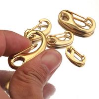 Fermoirs homard en forme de D en acier inoxydable doré et argenté pour bracelets à bricoler soi-même, fabrication de bijoux