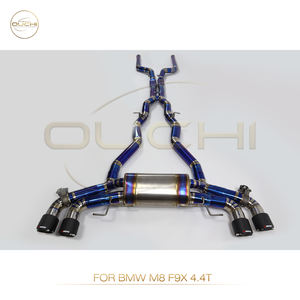 Escape de aleación de titanio OUCHI Catback para <span class=keywords><strong>BMW</strong></span> <span class=keywords><strong>M8</strong></span> F9X 2018 + 4,4 T S63 <span class=keywords><strong>V8</strong></span> con válvulas de silenciador accesorios de coche sistema de escape de tubos - Product Image 6