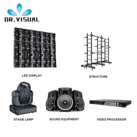 Panel layar LED DR VISUAL Harga Terbaik Panel layar Led P3 P3.91 latar belakang panggung layar Led