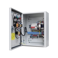 Panneau de commande de ventilateur triphasé 380V à double vitesse, armoire de distribution pour ventilateur d'extraction de fumée à double alimentation