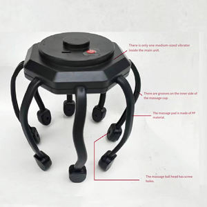 Massageador de Couro Cabeludo Ergonômico Recarregável Massageador de Cabeça Portátil Versátil Massageador Terapêutico para Cabelo - Product Image 4