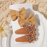 Nouveauté, Meilleures ventes : Pinces à cheveux imprimées pour enfants, adorables pinces à cheveux bouclés pour le front des petites filles