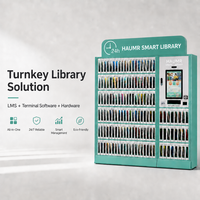 HAUMR Distributeur Automatique Intelligent de Livres pour Bibliothèque Portable en Libre-Service, Casier de Stockage et de Livraison de Livres Intelligents, Casiers Électroniques pour Colis