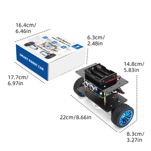 Novo Kit de Carro Robô Inteligente Tscinbuny 2WD de Código Aberto 328p para Educação STEM com Motor DC e Rodas de Plástico - Product Image 4