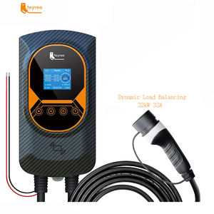 Station de recharge rapide pour voitures électriques feyree 22 kW, type 2, triphasée, avec équilibrage dynamique de la charge (DLB), chargeur EV avec contrôle intelligent par application WiFi - Product Image 1