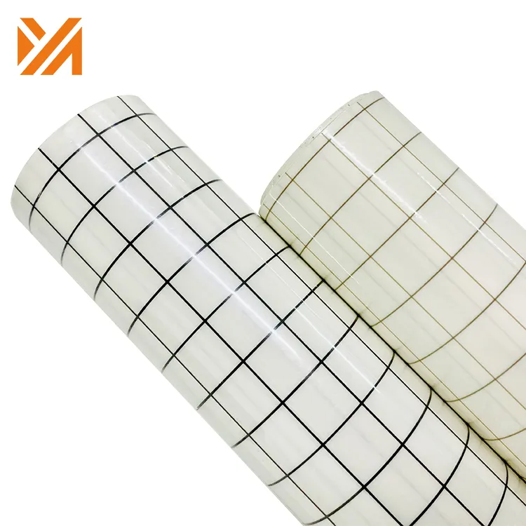 Self Adhesive Vinyl Roll Clear Stickers Removable Opp Pet Transfer Film For Logo Letters Patterns