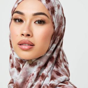 وشاح زيفنج عالي الجودة من الساتان العربي والبوليستر والمودال، حجاب تركي وشرق أوسطي - Product Image 3