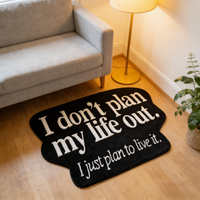 Custom Any Shape Die Cut Rug with Logo for Unique Home Office Floor Mat Customize Size Color Thick Soft Non Slip Durable Carpet